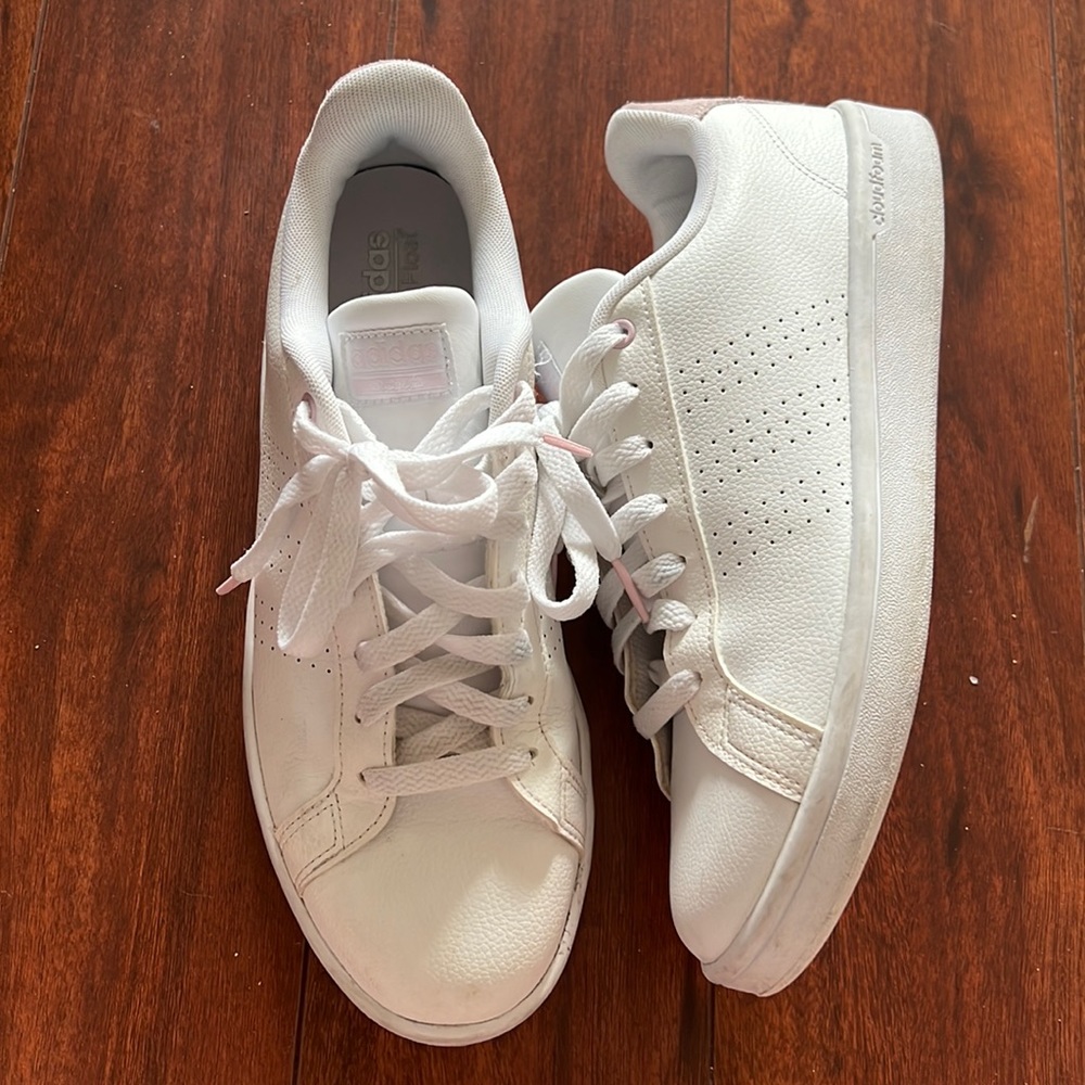 Adidas Advantage Perforated Stripe Sneaker